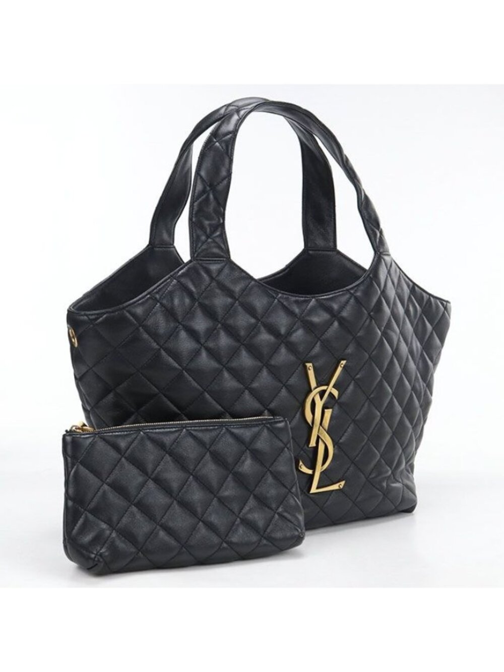 Saint Laurent Icare Medium Tote Bag Lambskin